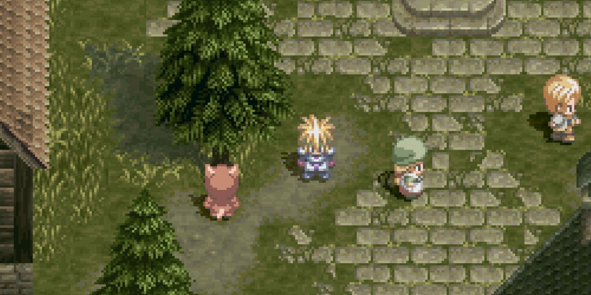Exploring a town in Tales Of Destiny