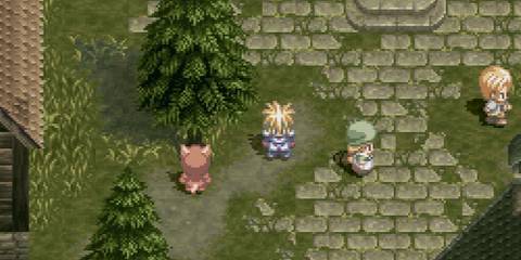 Exploring a town in Tales Of Destiny