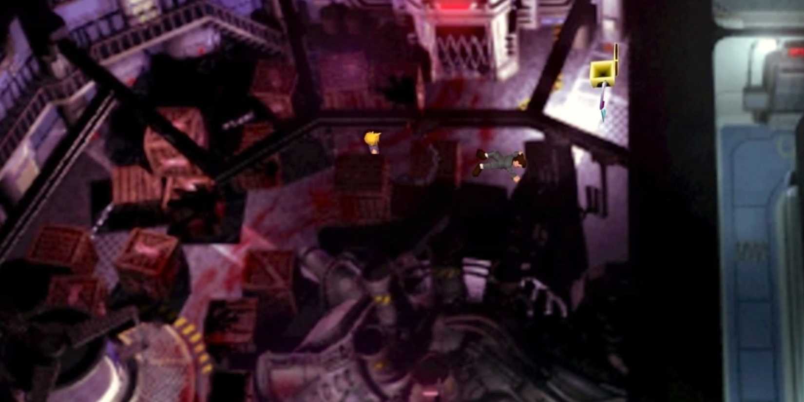 Exploring the Shinra Building Lab in Final Fantasy 7