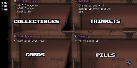 Split image showcasing different objects the mod gives descriptions for