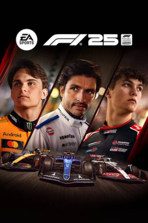 F1 25 video game cover art tag