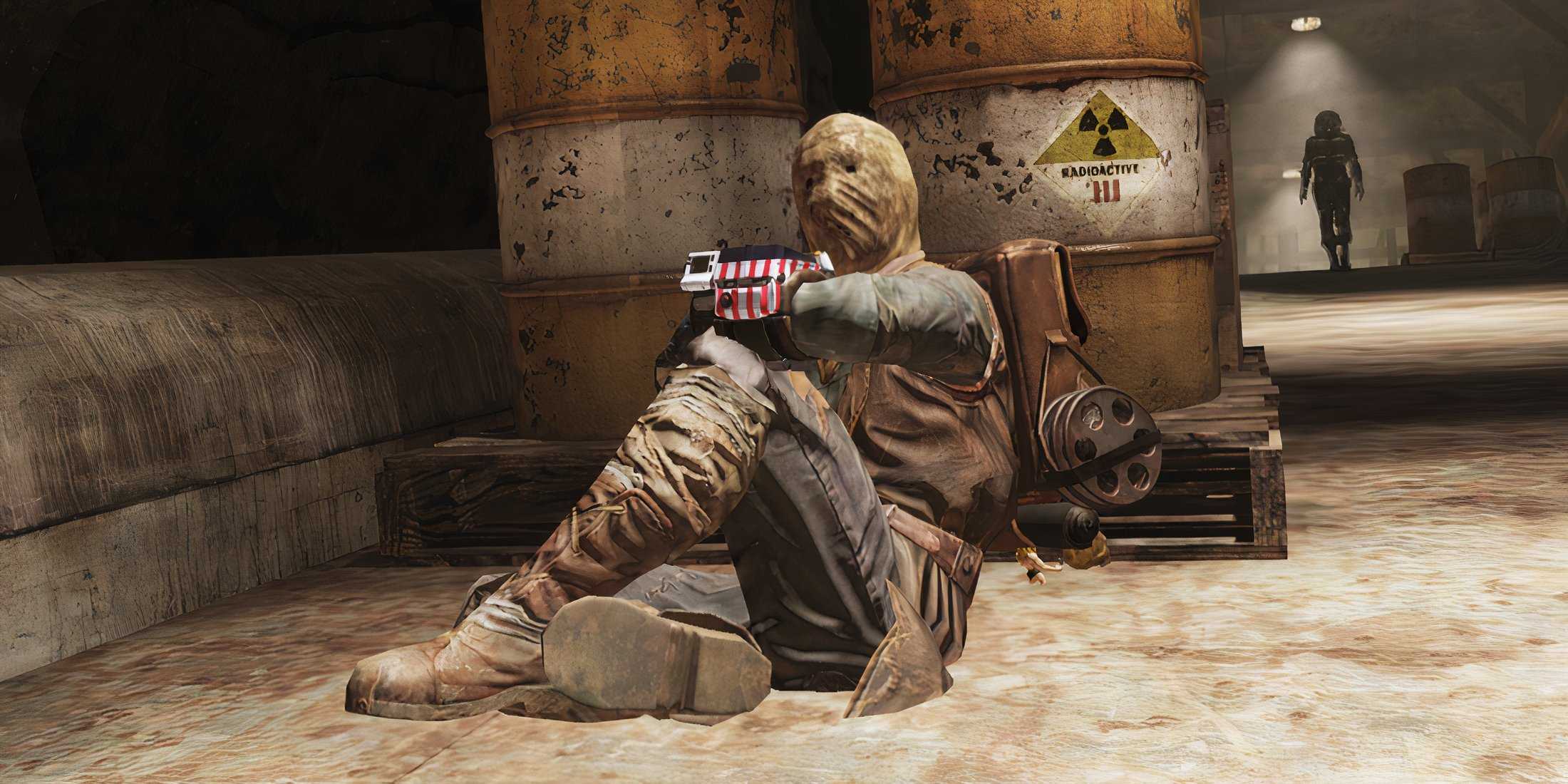 Fallout Goon Fallout 76 Player Creates Incredible Vault Boy Art in Their Camp