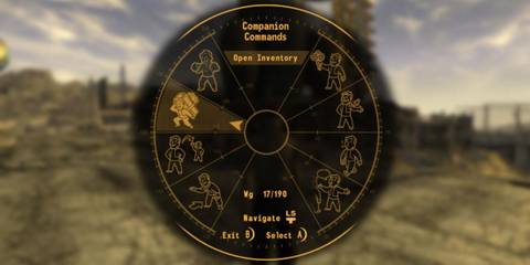 Fallout New Vegas companion wheel