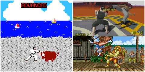 First Fighting Games- Karate Champ Virtua Fighter Street Fighter 2