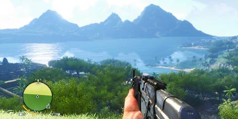 Jason overlooking the Rook Islands in Far Cry 3