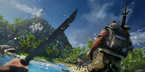 Far Cry 3 steam pic ambushing enemy from water