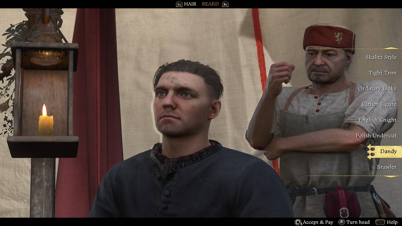 Henry Getting The Hans Capon Haircut At The Barber