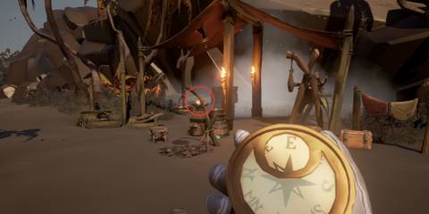 Fetcher's Rest Anniversary cake location in Sea of Thieves