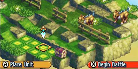 Beginning of combat in Final Fantasy Tactics A2: Grimoire of the Rift