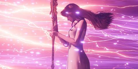 FF7 Rebirth Aerith Mods- Rinoa Outfit for Aerith 2