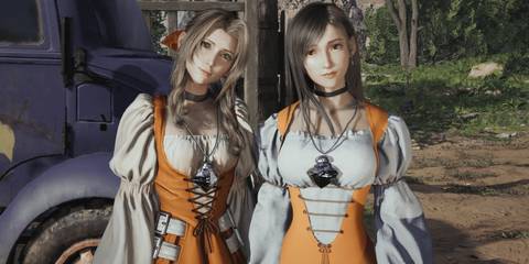FF7 Rebirth Aerith Mods- Tifa and Aerith as Garnet 2
