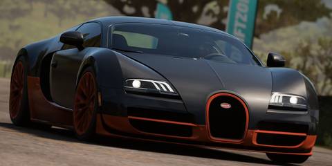 Forza Horizon 5 Bugatti Veyron SS Action Image