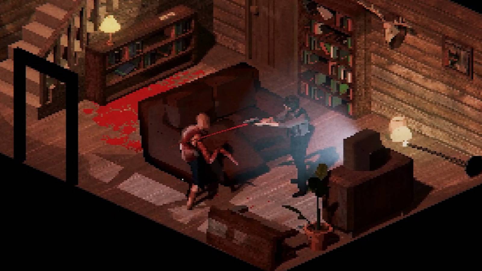 Fighting In A Living Room In Scarlet Lake