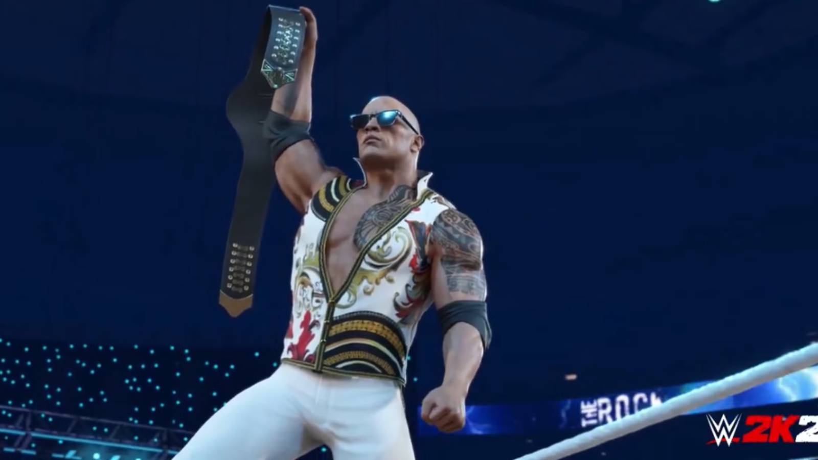 The Rock in WWE 2K25 has no elbow