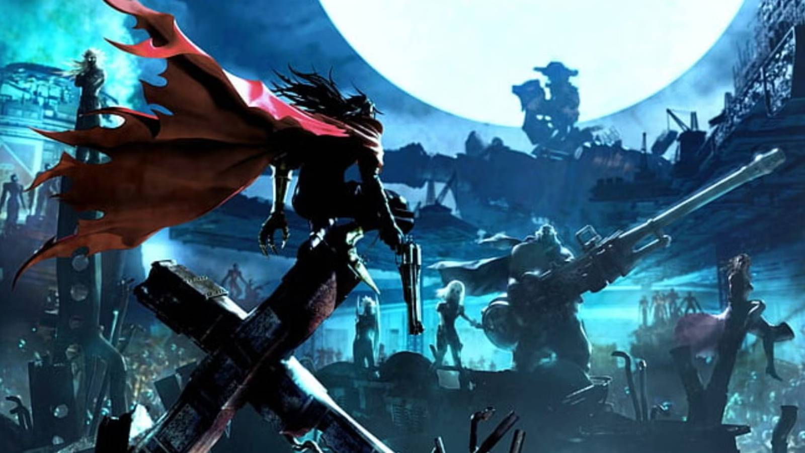 Final Fantasy 7 Dirge of Cerberus Key Art