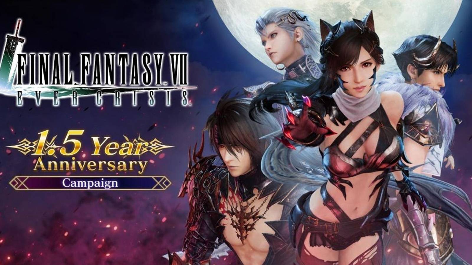 final fantasy 7 ever crisis 1.5 year anniversary campaign update march 2025