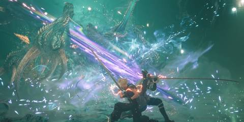 final fantasy 7 rebirth characters battling