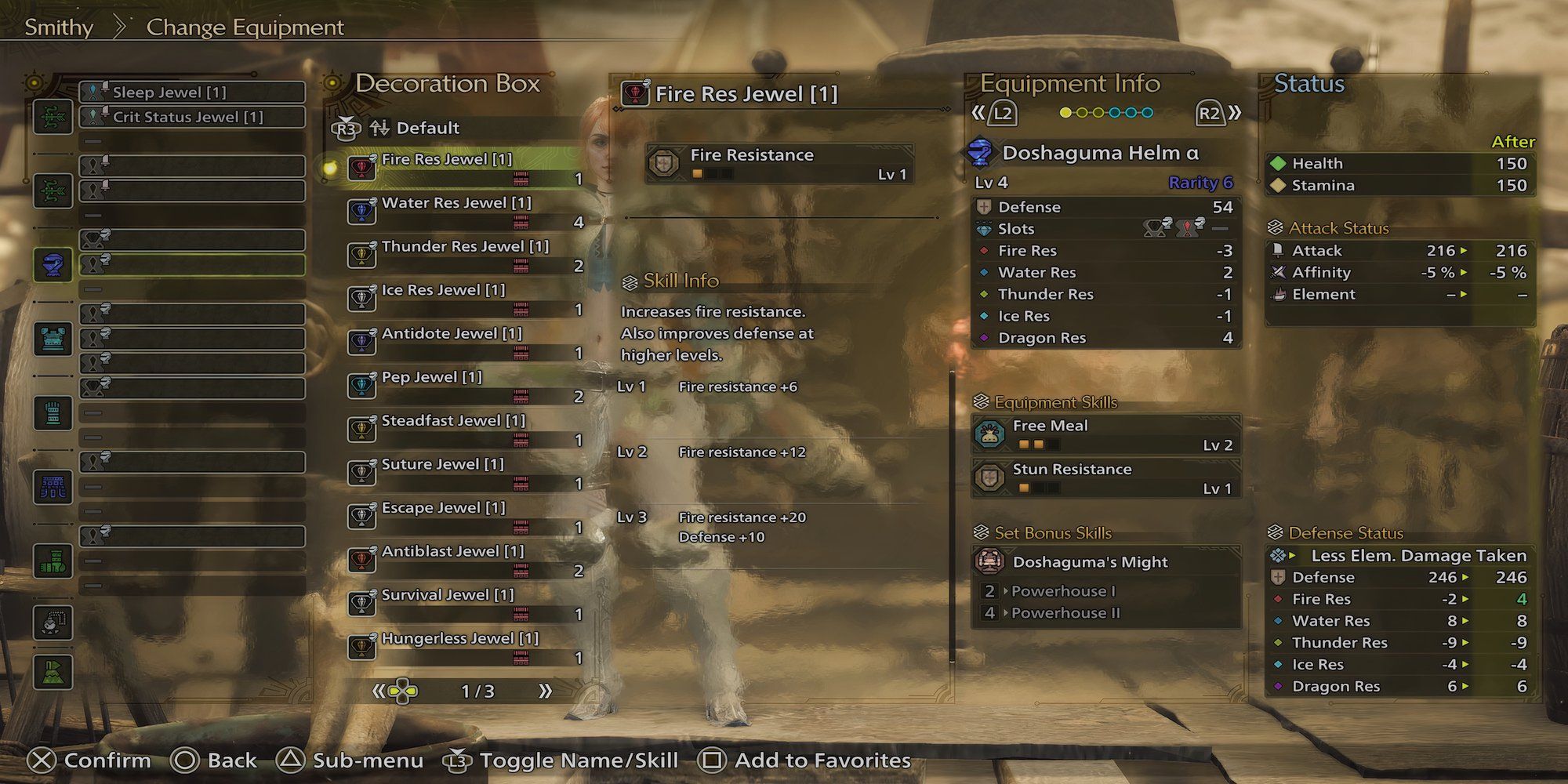 Fire Res Jewel [1] in Monster Hunter Wilds