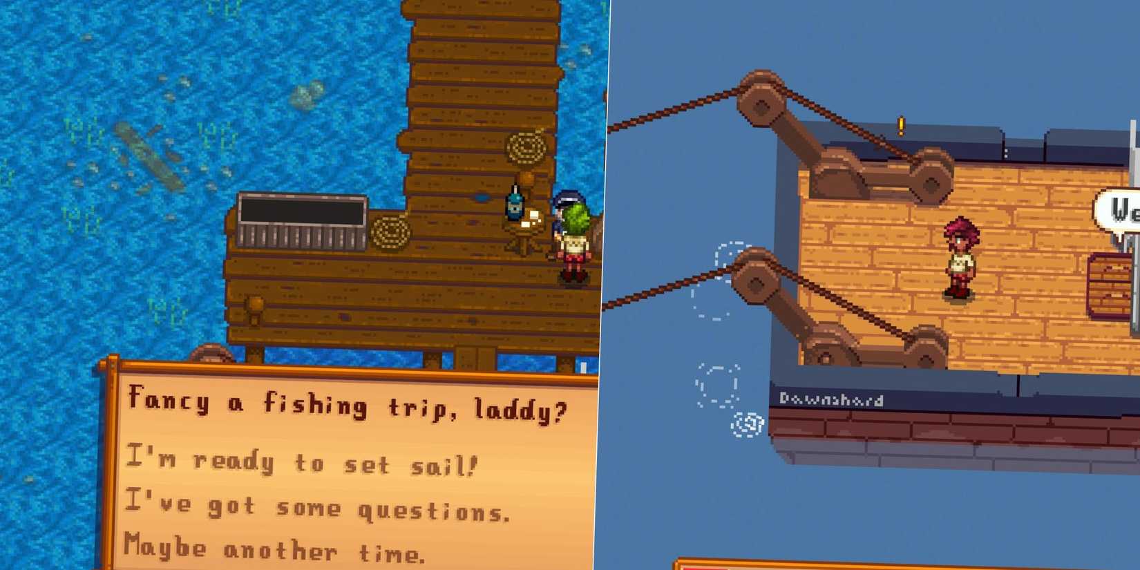 Fishing Trawler - New Horizons Mod Stardew Valley