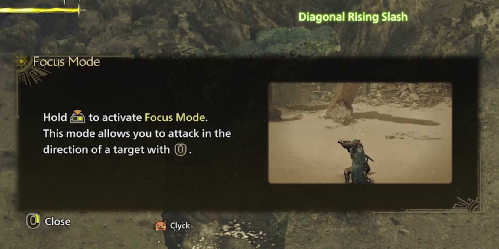focus mode tooltip in monster hunter wilds