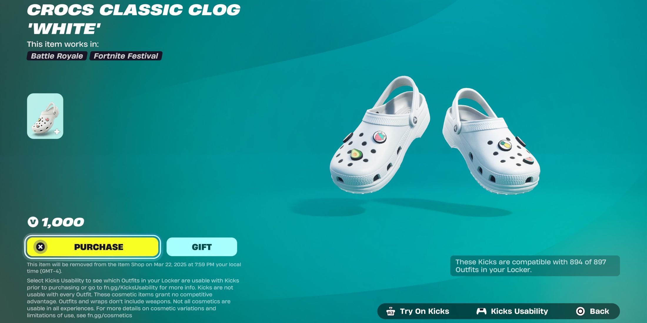 Fortnite Crocs Causing Funny Visual Glitch