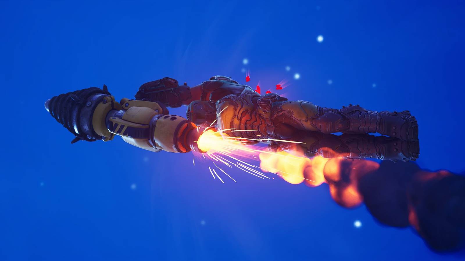 fortnite doomguy flying