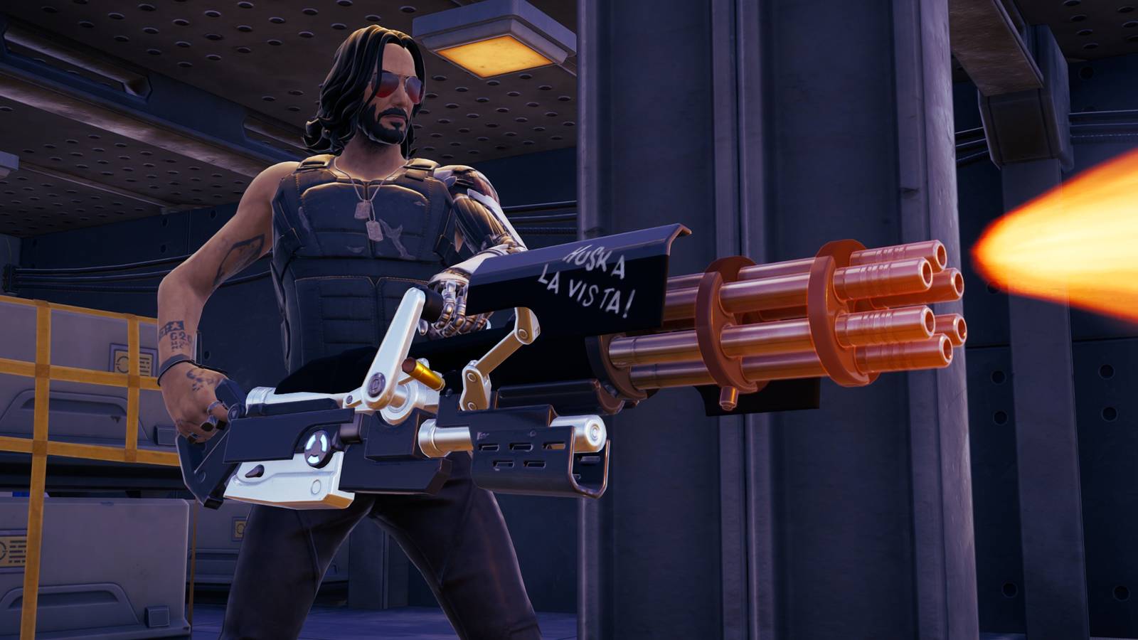 Fortnite How to Get Brutus' Minigun