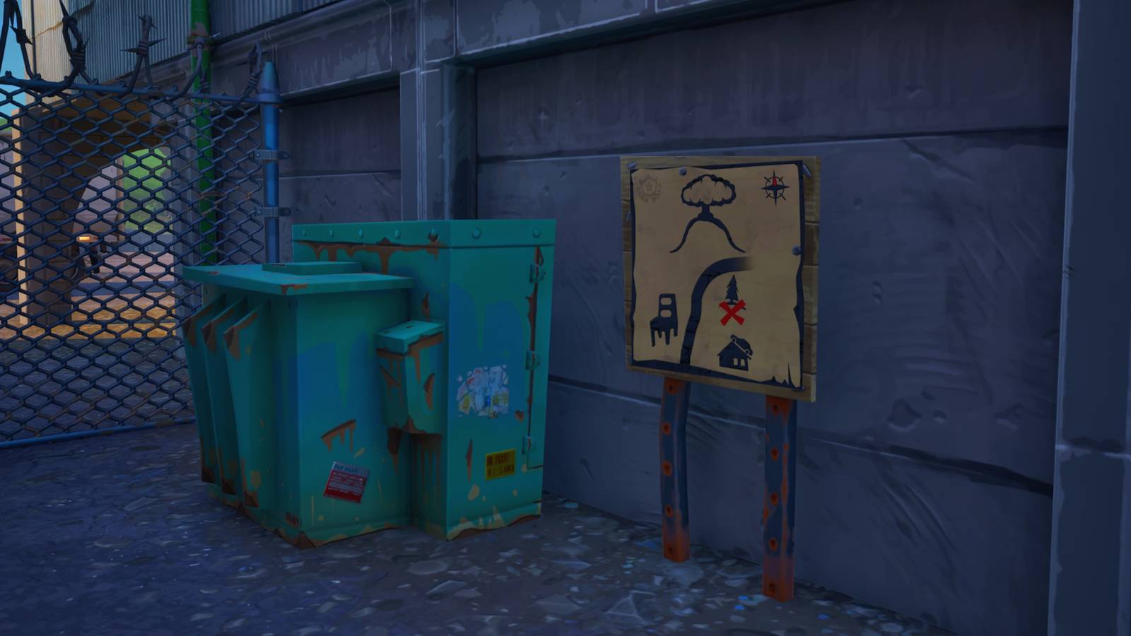 fortnite treasure map hidden quests