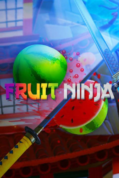 Fruit Ninja VR video game cover art tag