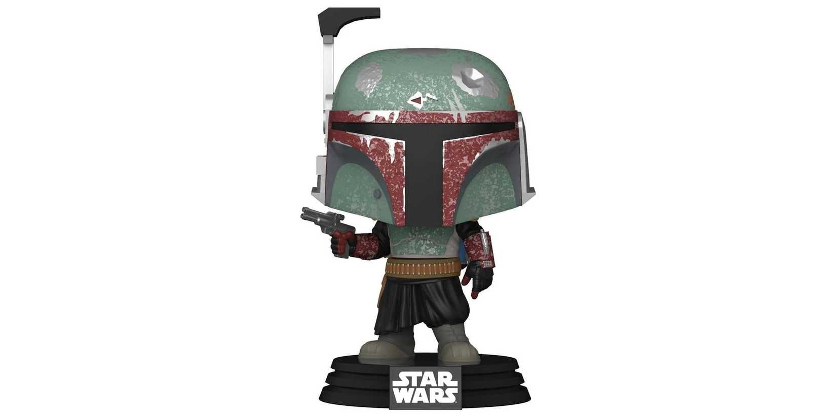 Funko POP Star Wars_ The Mandalorian Action Figure Boba Fett