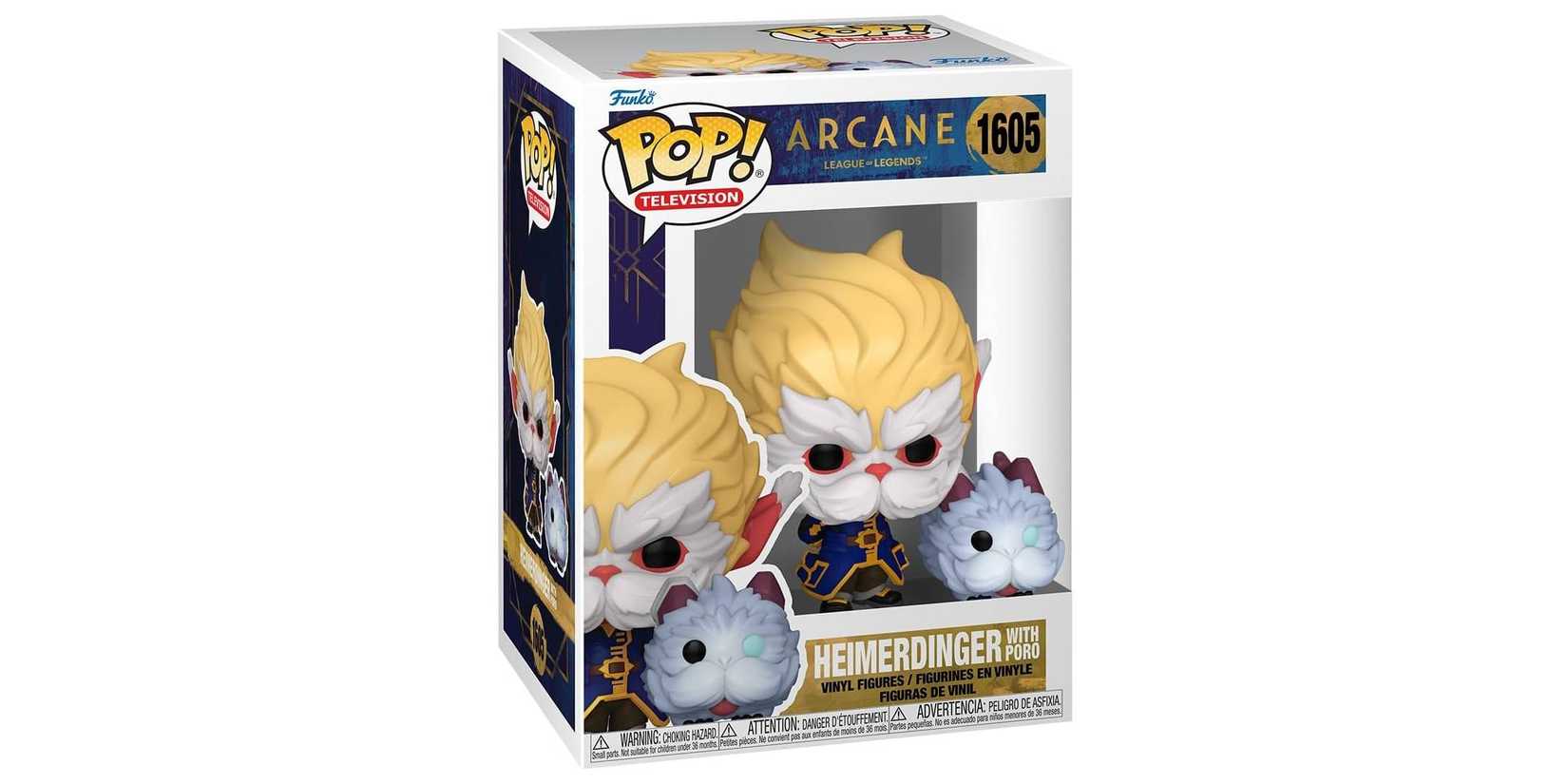 Funko POP TV_ Arcane LOL– Heimerdinger with Poro