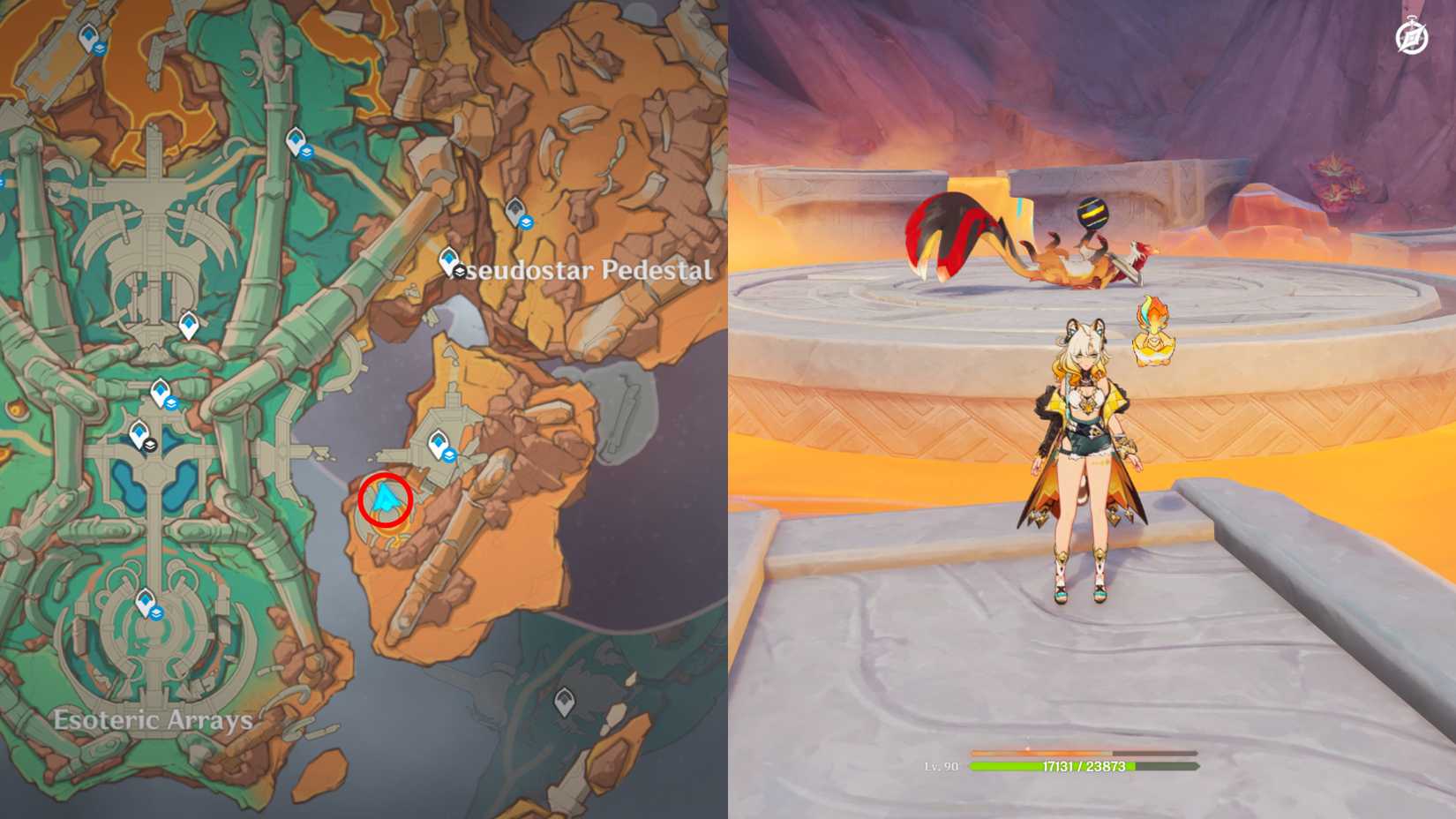 Furnace Shell Mountain Weasel Locations in Genshin Impact