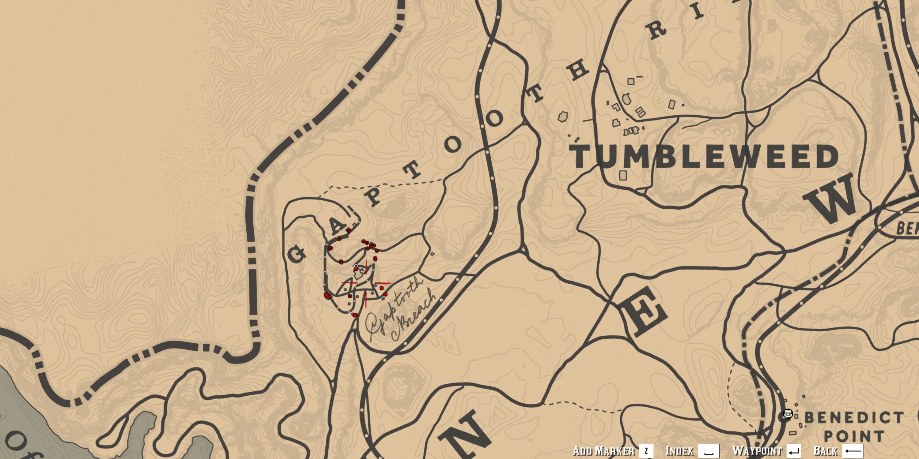 RDR2: All Gang Hideout Locations
