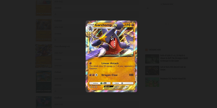 garchomp pokemon tcg pocket