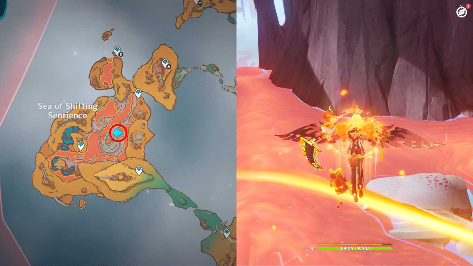 Genshin Impact Ancient Sacred Mountain Pyroculus Locations 3