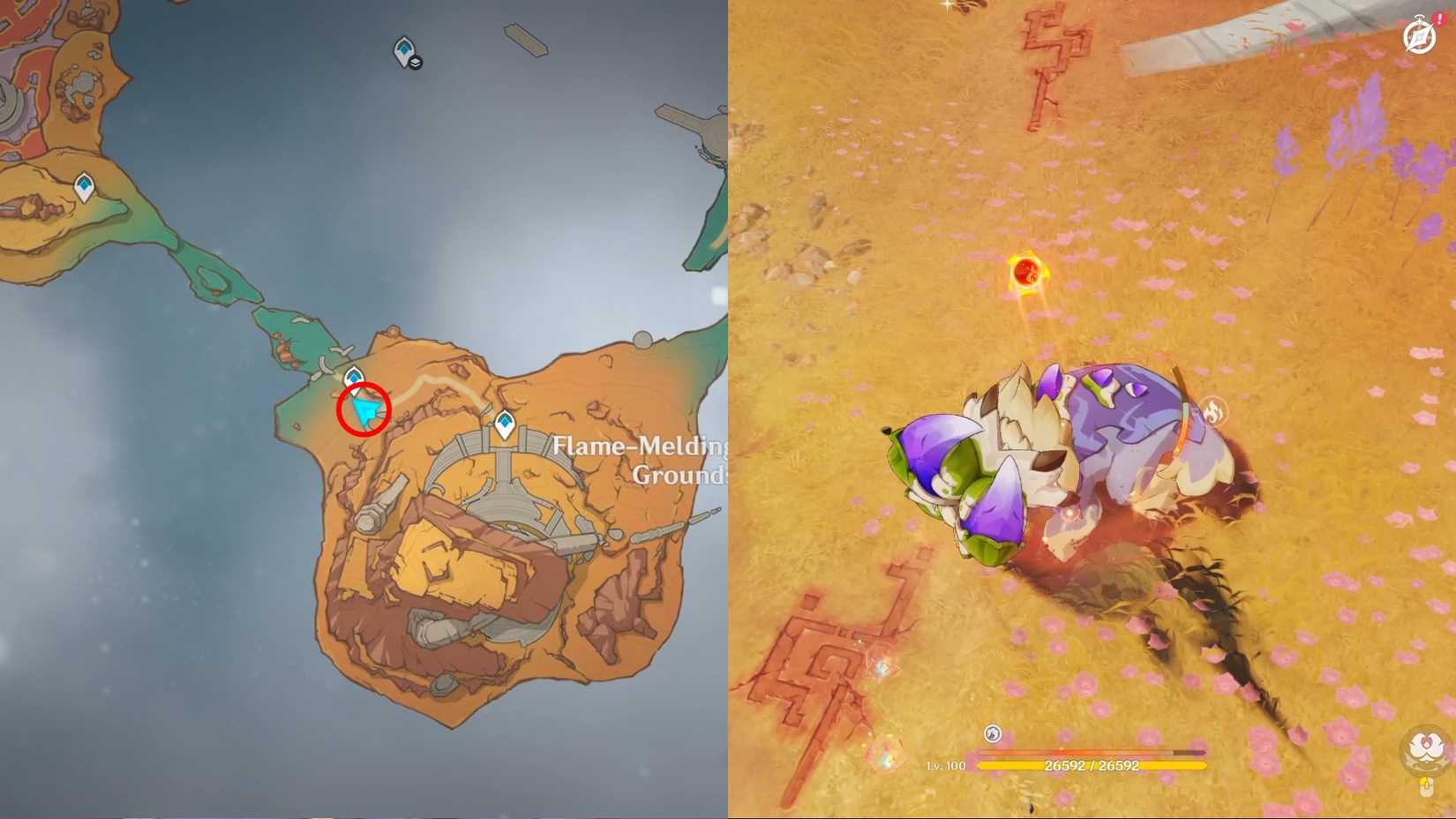 Genshin Impact Ancient Sacred Mountain Pyroculus Locations 4-1