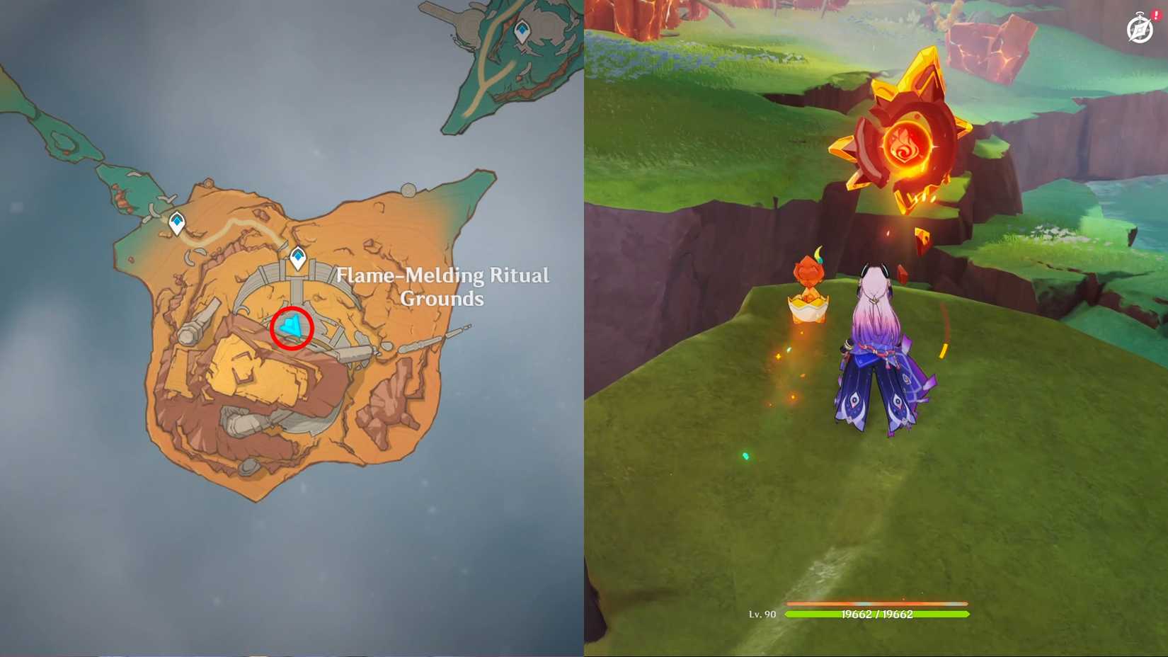 Genshin Impact Ancient Sacred Mountain Pyroculus Locations 5