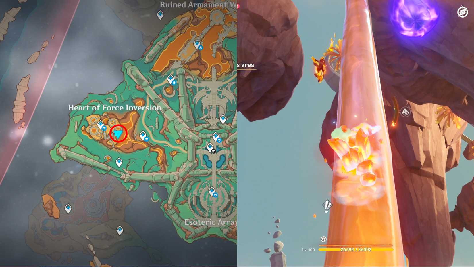 Genshin Impact Ancient Sacred Mountain Pyroculus Locations 8