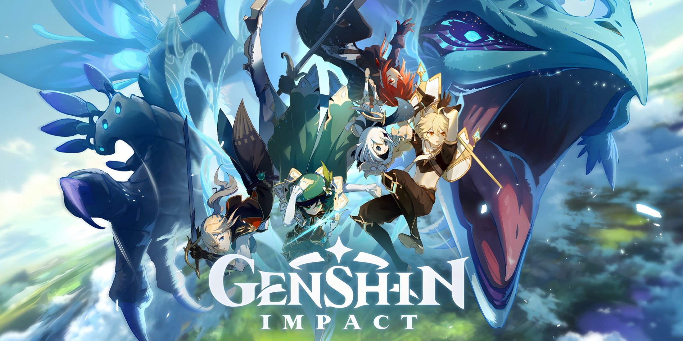 A key visual from the launch of Genshin Impact.