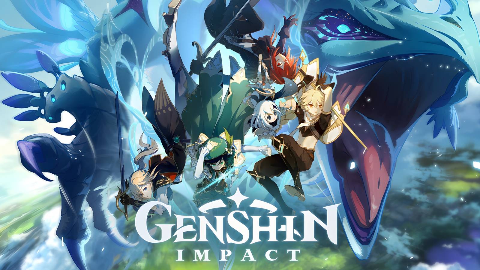 A key visual from the launch of Genshin Impact.