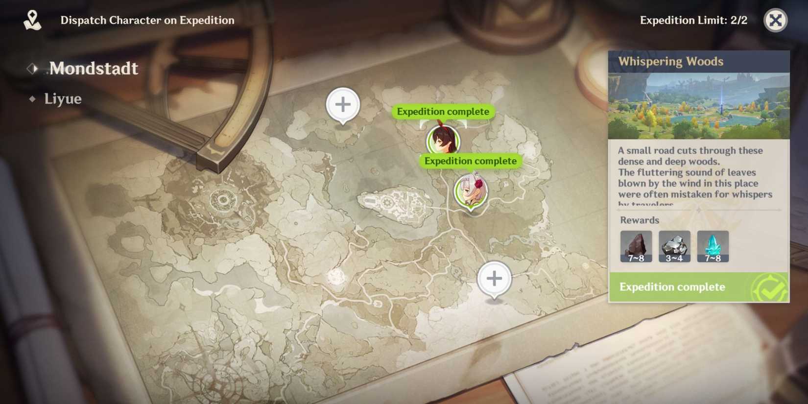 Genshin Impact-Send Your Characters On Expeditions