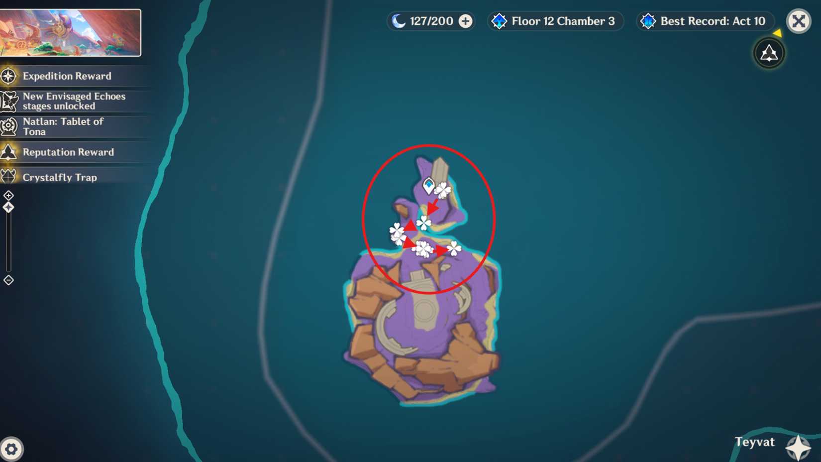 Genshin Impact Skysplit Gembloom Locations & Farming Route 5