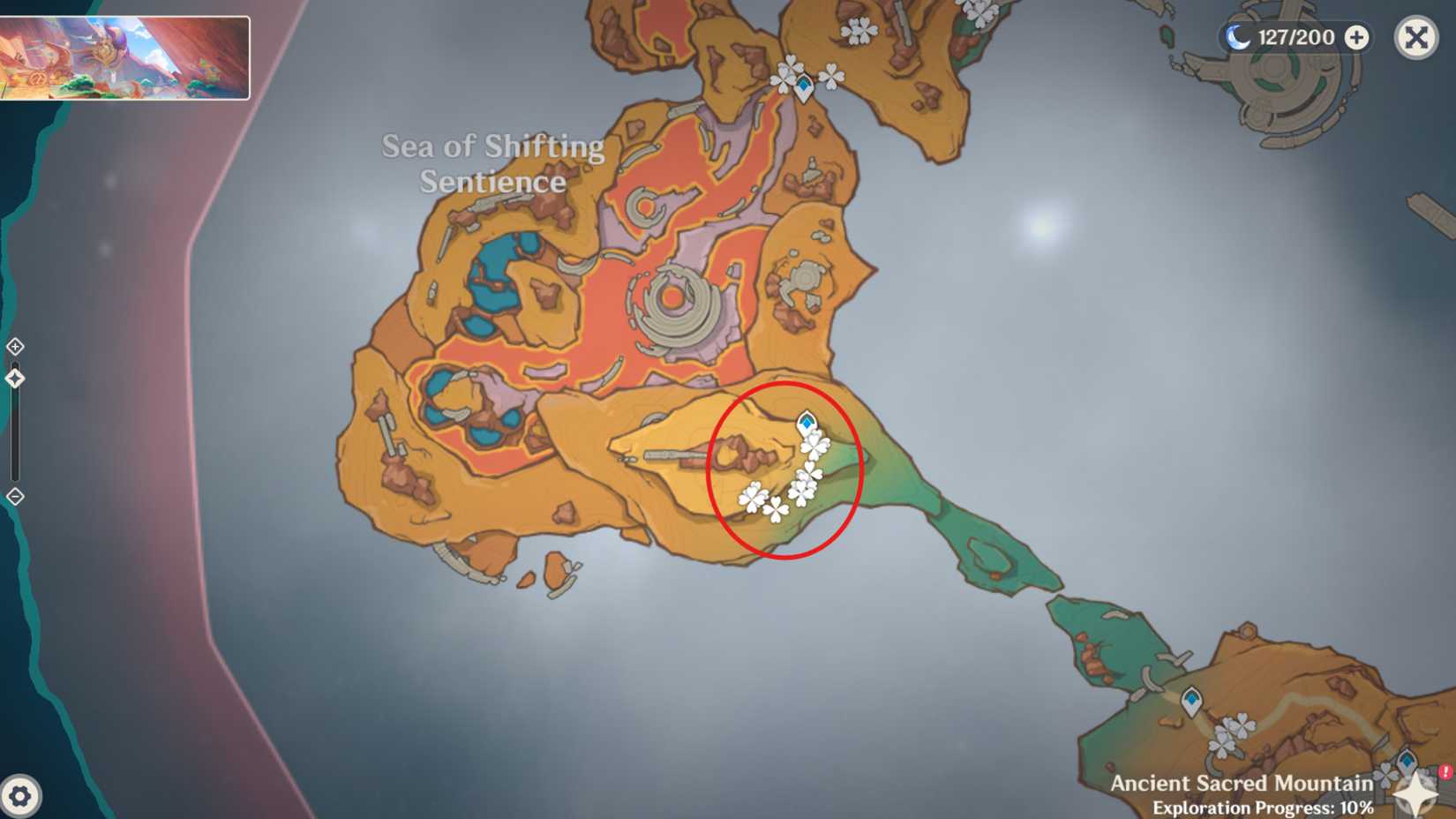 Genshin Impact Skysplit Gembloom Locations & Farming Route 7