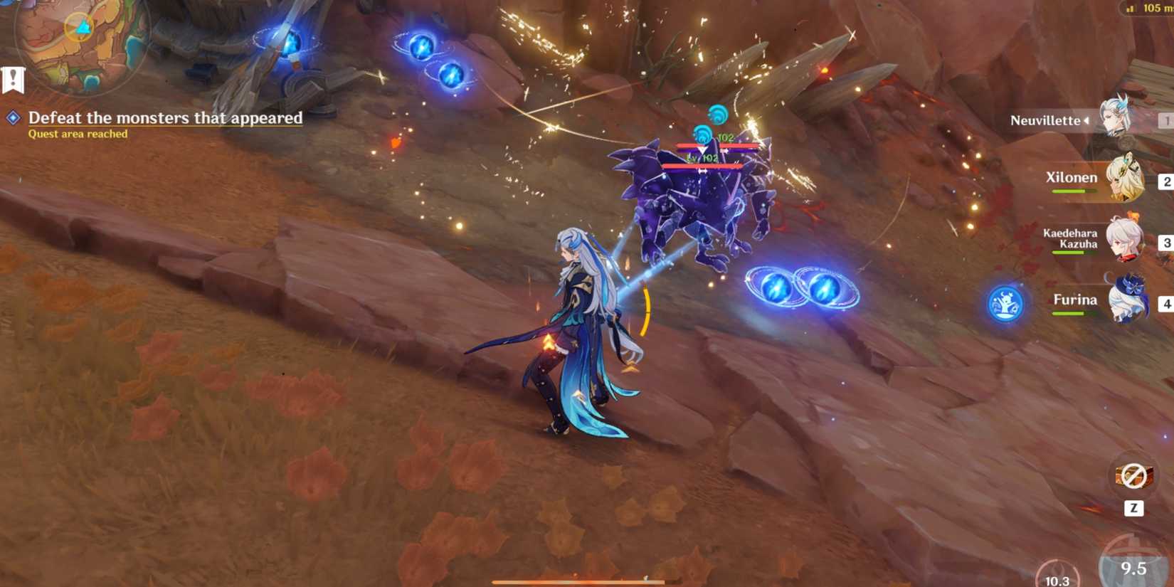 Genshin Impact The Attack Of The... Purple Tepetlisaurus Enemies