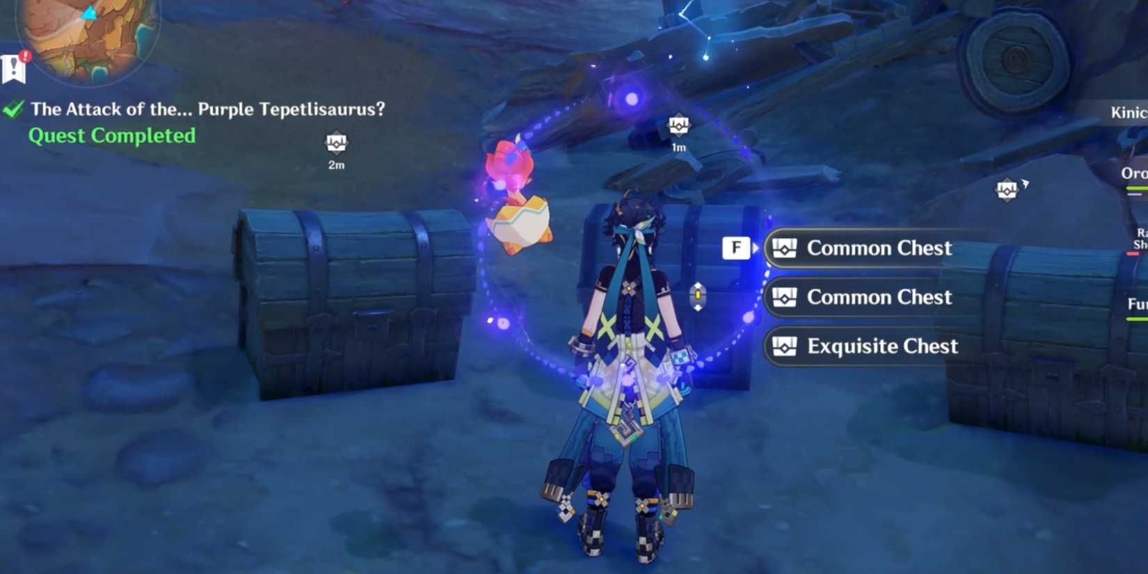 Genshin Impact The Attack Of The... Purple Tepetlisaurus Quest Rewards