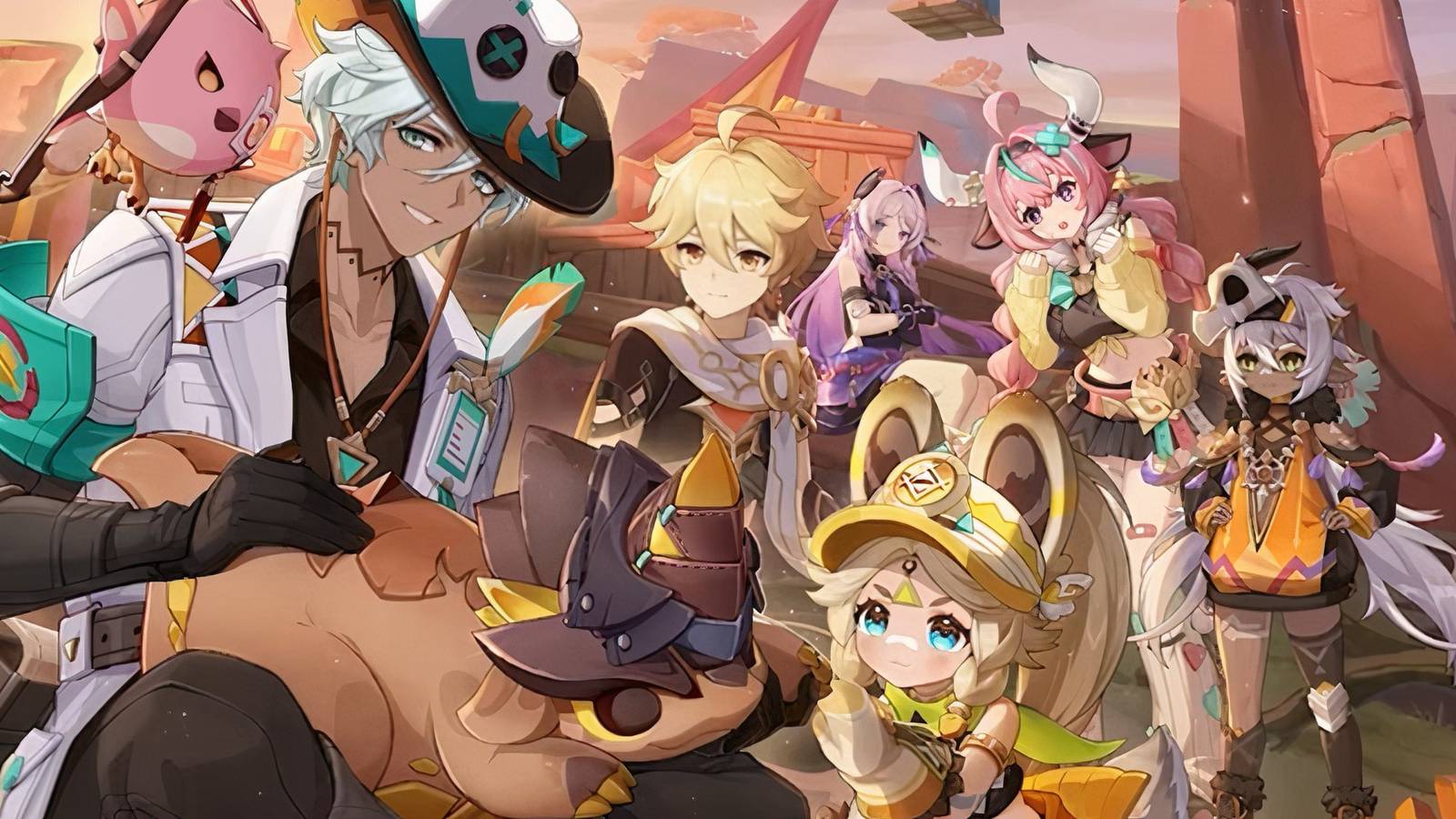 Genshin Impact version 5.5 Update Flagship Event Tournament of Glory and Bloom Official Art