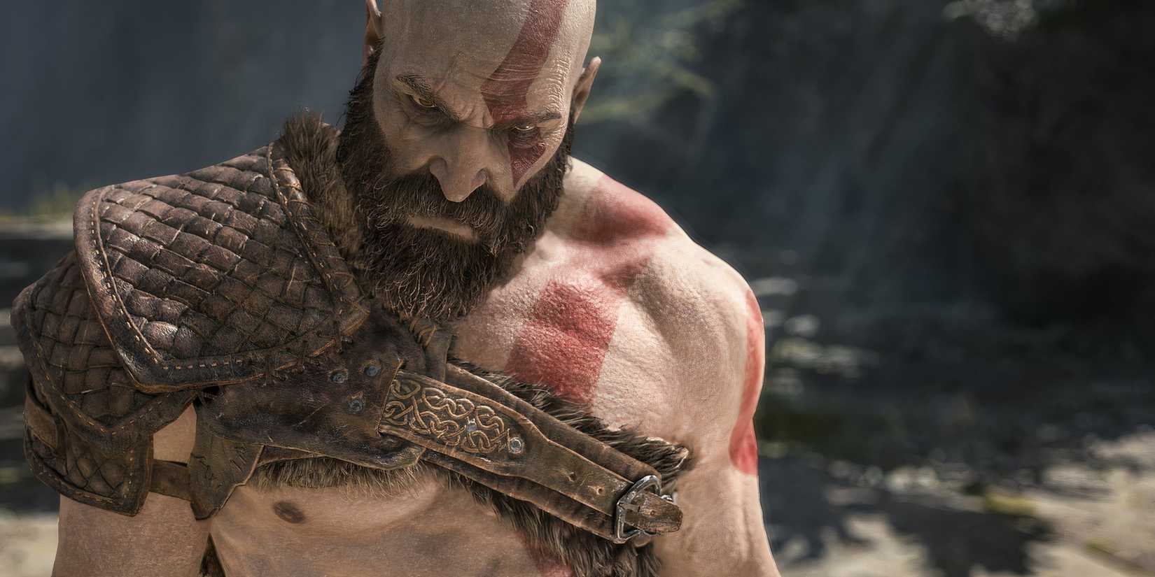 God of War Kratos angry