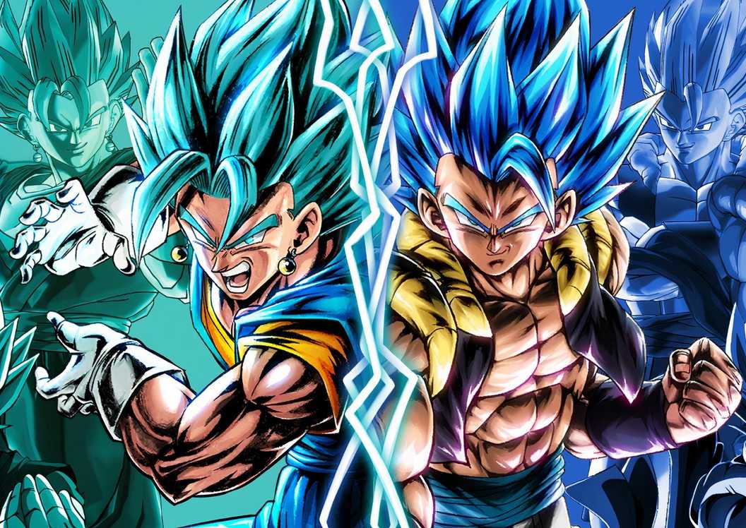 Gogeta dan Vegito dari Dragon Ball