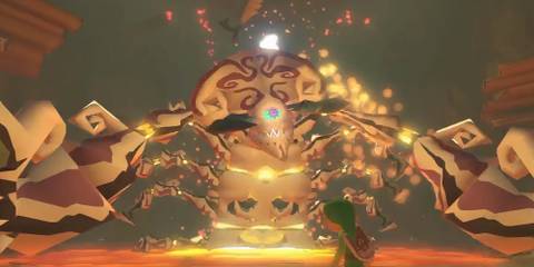 link staring down gohma