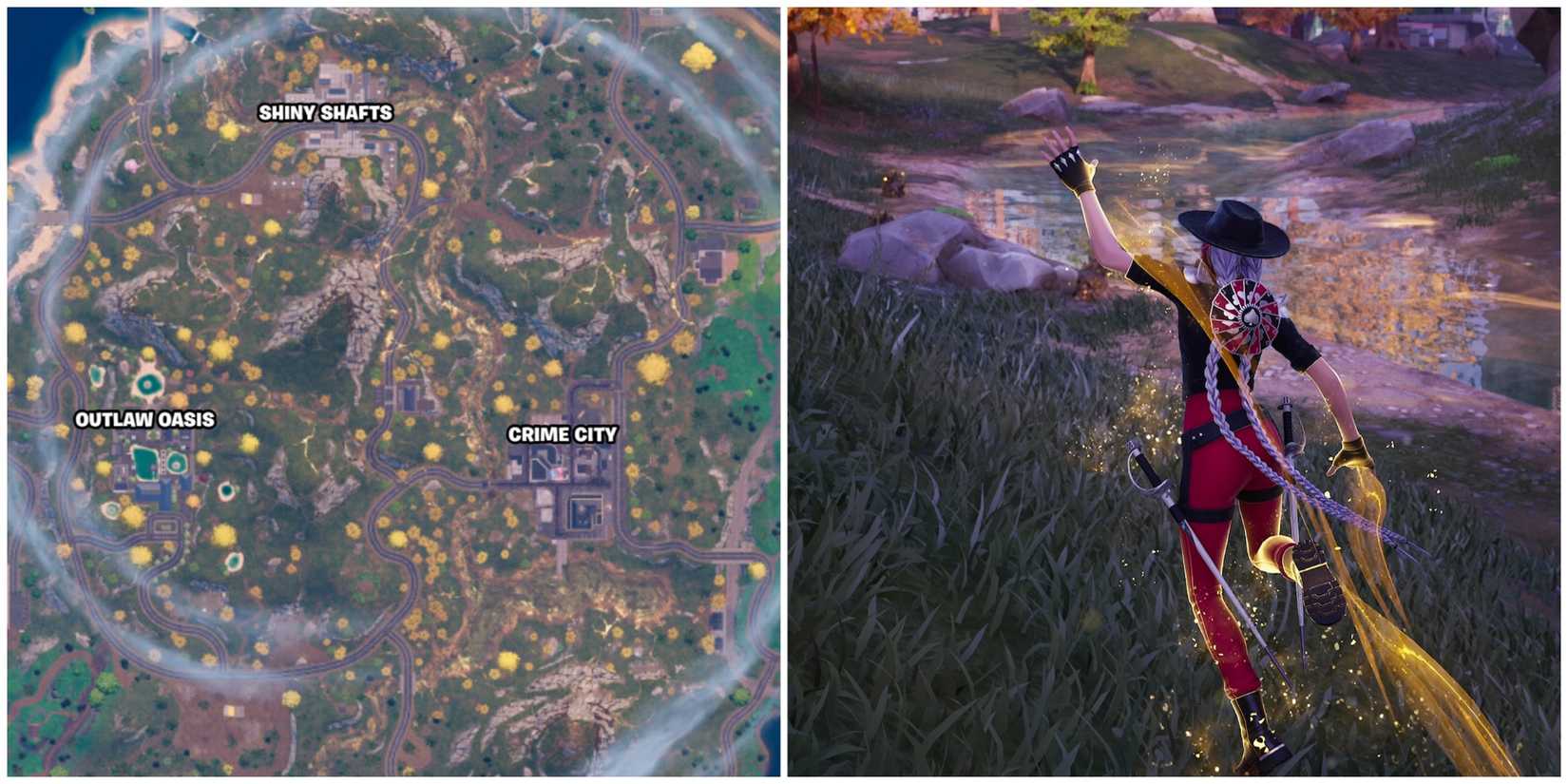 gold vein locations fortnite